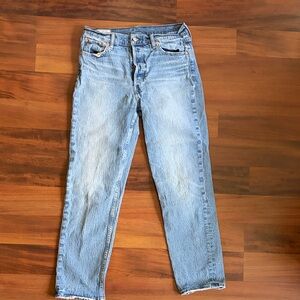 GAP Cheeky Straight High Rise Light Blue Women’s Jeans 30/10L